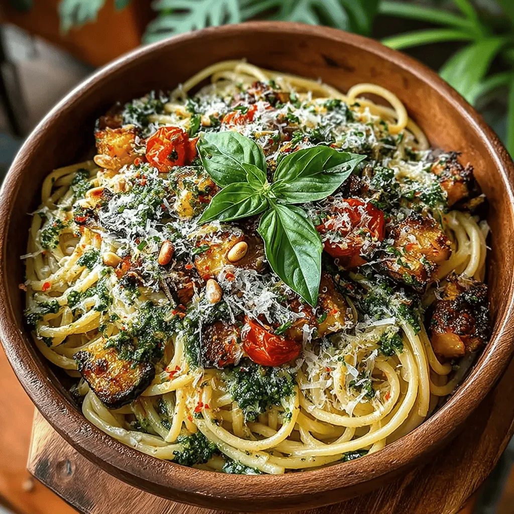 Pasta dishes have long been celebrated for their ability to deliver comforting, satisfying meals that can easily adapt to various ingredients and flavor profiles. Among the many pasta recipes out there, the Spicy Eggplant & Hatch Chili Pesto Pasta stands out as a vibrant and bold dish that tantalizes the taste buds while offering a hearty vegetarian option. This recipe is a delightful fusion of roasted eggplant, fiery Hatch chiles, and a fresh basil pesto that packs a punch. The combination of these ingredients not only creates an exciting flavor profile but also brings a wealth of nutritional benefits to the table.