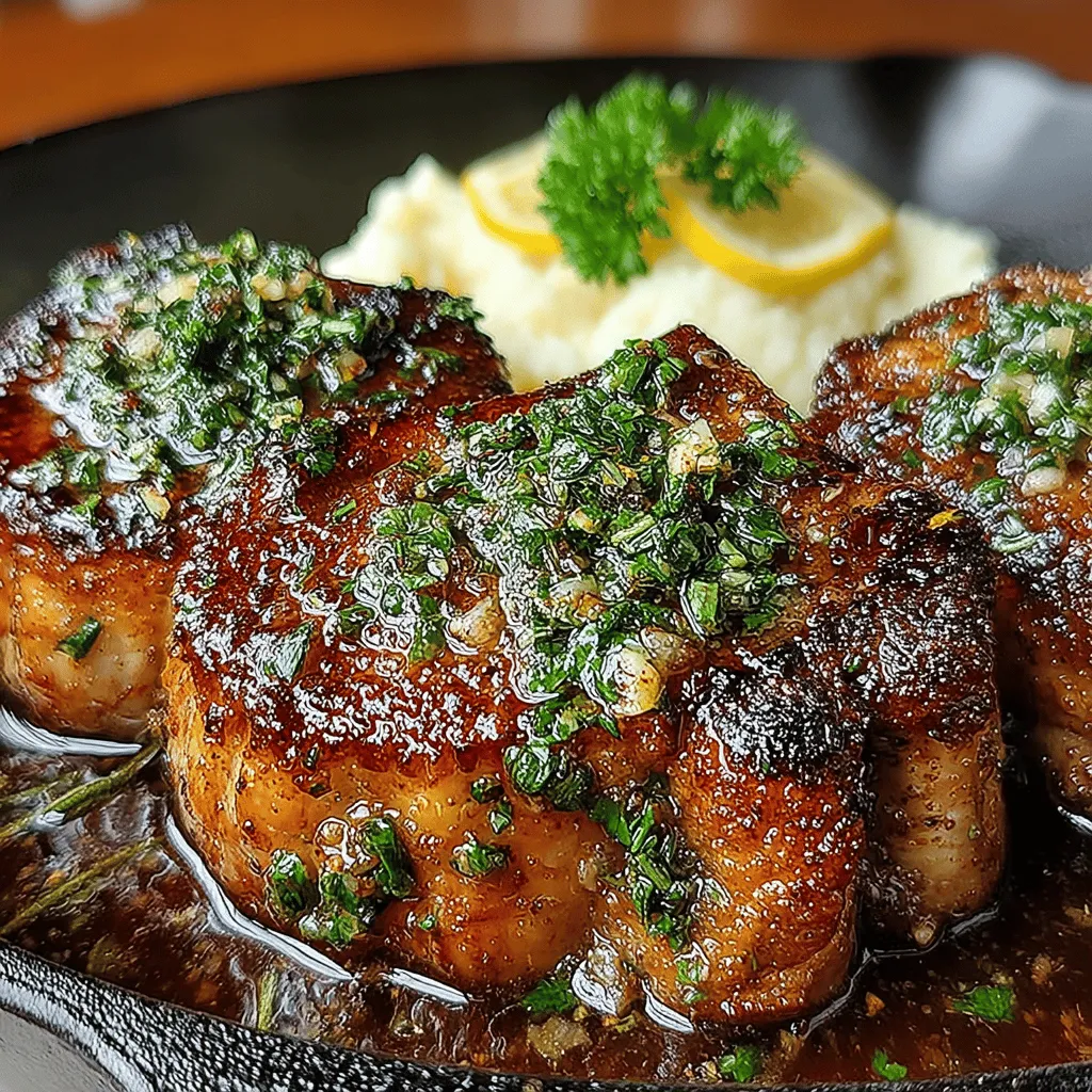 When it comes to comfort food, few dishes can compete with the rich, succulent flavor of Savory Garlic Butter Pork Chops. This dish is not only hearty and satisfying but also incredibly versatile, making it a perfect option for weekday dinners or special occasions alike. The combination of juicy pork chops, aromatic garlic, and rich butter creates a symphony of flavors that will tantalize your taste buds. Whether served alongside roasted vegetables or creamy mashed potatoes, these pork chops are sure to become a favorite in your home.