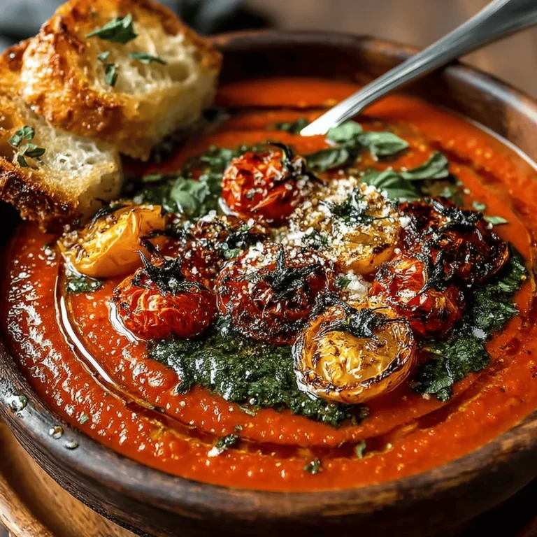 As the days grow shorter and the air turns crisp, there's nothing quite like the warmth of a homemade soup to soothe the soul. Soups are the ultimate comfort food, offering versatility that can cater to any palate or dietary preference, making them a staple in kitchens around the world. Among the myriad of soup options, the Velvety Roasted Tomato Bliss Soup stands out with its rich, robust flavor and creamy texture. This delightful dish not only warms the body but also tantalizes the taste buds, making it a favorite for many.