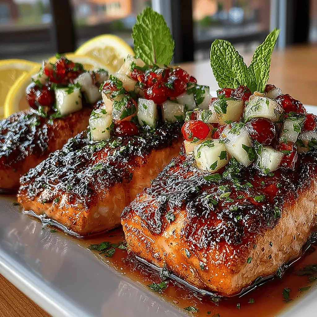 When it comes to creating a dish that harmonizes the delicate flavors of fish with the sweet notes of fruit, few combinations can rival that of Maple Glazed Salmon with Pear Relish. This recipe is not just a feast for the eyes but a celebration of seasonal ingredients that showcase the best of nature’s bounty. The rich and buttery salmon fillet is enveloped in a luscious maple glaze, while the refreshing pear relish adds a crisp contrast that elevates the dish to new heights. Whether you are planning a weeknight dinner or a special occasion, this dish is sure to impress with its vibrant flavors and beautiful presentation.