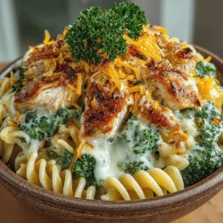 When it comes to family dinners, few dishes can rival the comforting embrace of Cheesy Chicken Broccoli Alfredo. This delightful recipe combines tender chicken, vibrant broccoli, and al dente pasta enveloped in a rich, creamy sauce. Not only does this dish satisfy hunger, but it also pleases the palate with its harmonious blend of flavors and textures, making it a favorite for both kids and adults alike.