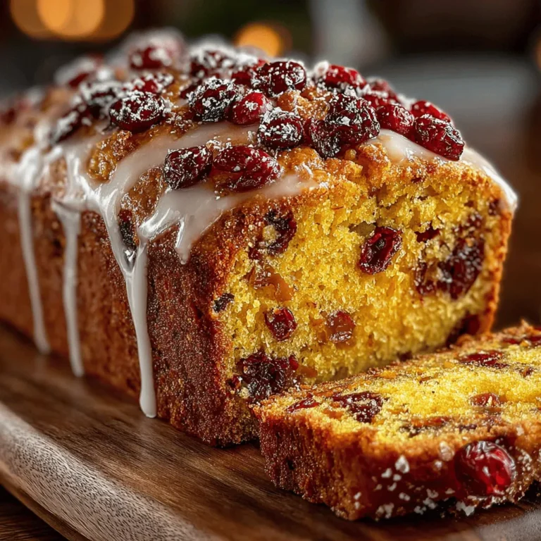 As the leaves begin to change and the air turns crisp, there’s an undeniable charm to the flavors of fall. One of the quintessential treats that captures this seasonal essence is the Cranberry Pecan Pumpkin Bread Delight. This recipe harmoniously combines the rich, earthy notes of pumpkin with the tangy sweetness of cranberries and the delightful crunch of pecans. Whether enjoyed as a cozy dessert or a delectable snack with coffee, this bread embodies the spirit of autumn, making it a perfect addition to your seasonal baking repertoire.