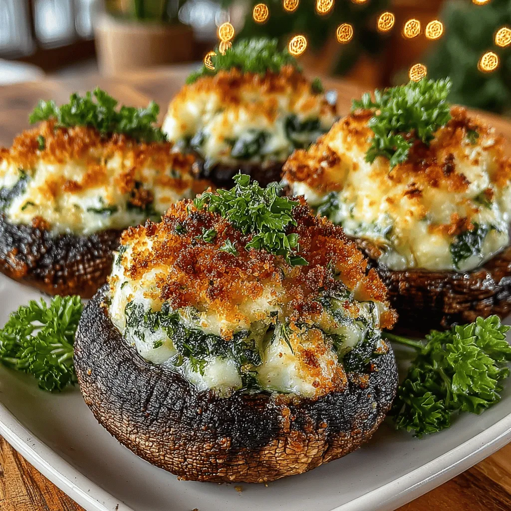 Every great recipe begins with high-quality ingredients, and Cheesy Herb Delight Stuffed Mushrooms are no exception. Let’s delve into each component of this dish, emphasizing their importance and the role they play in achieving a delicious final product.