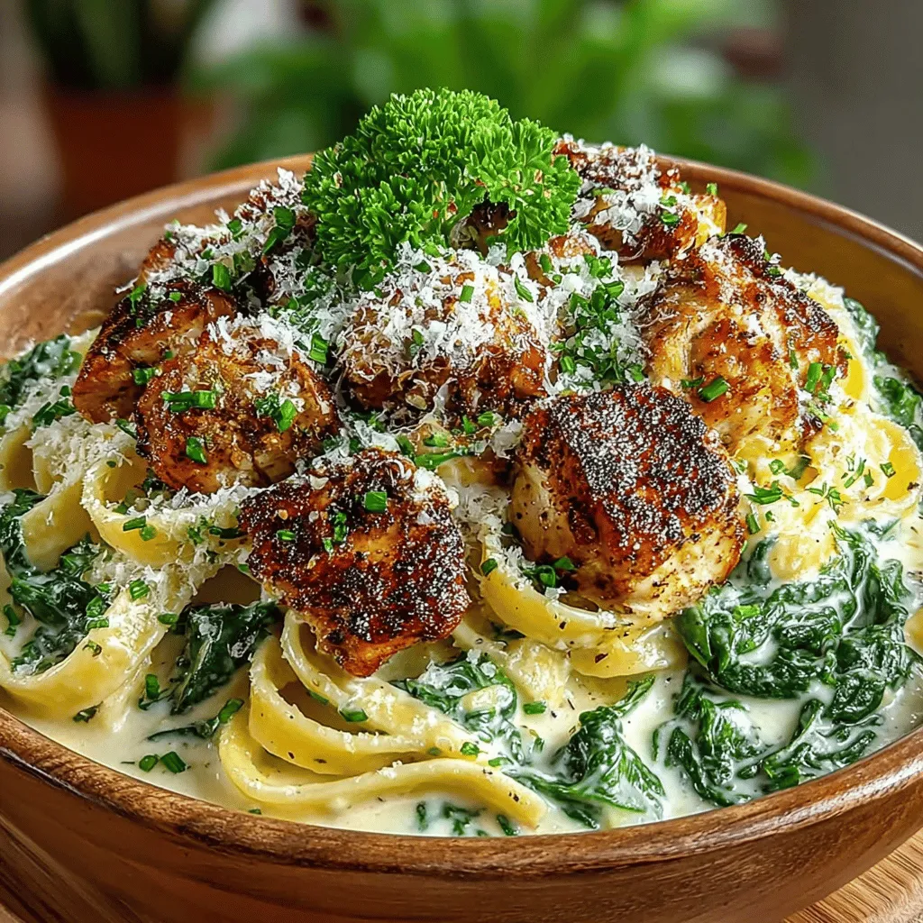 When it comes to comforting Italian cuisine, few dishes can rival the indulgent allure of Creamy Spinach Chicken Alfredo. This delightful recipe combines tender chicken, fresh spinach, and fettuccine pasta enveloped in a rich, creamy Alfredo sauce that’s sure to please the palate. The combination of flavors and textures makes this dish not only appealing to the taste buds but also visually enticing, creating an inviting meal that can elevate any dinner table.