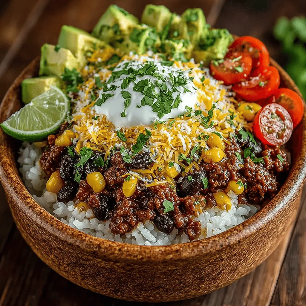 In the realm of quick and flavor-rich meals, the Zesty Quick Taco Bowl with Cilantro Lime Rice emerges as a standout dish that perfectly balances vibrant flavors with satisfying textures. Whether you’re racing against the clock on a busy weeknight or hosting a laid-back gathering with friends and family, this recipe offers the ideal solution. It showcases a delightful medley of fresh ingredients and zesty tastes that can be tailored to suit various dietary preferences. In this article, we will delve into every step of crafting this delicious taco bowl, from preparing the cilantro lime rice to assembling the perfect bowl that will tantalize your taste buds.
