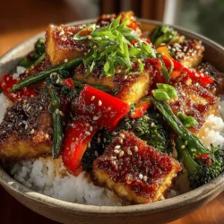 Quick & Colorful Veggie Tofu Stir-Fry