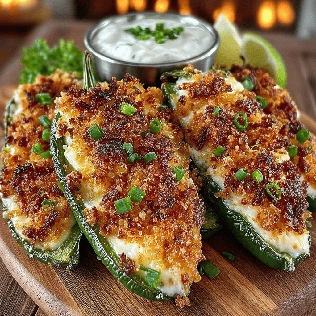 Jalapeño poppers have cemented their status as a beloved appetizer across the United States, known for their delightful combination of spicy, creamy, and crunchy elements. Whether served at game day parties, holiday gatherings, or casual get-togethers, these little bites pack a punch of flavor that appeals to a wide range of palates. What sets our Zesty Crunchy Jalapeño Poppers apart is their unique blend of zesty flavors, a luscious creamy filling, and a satisfying crunch that elevates them from standard fare to something truly exceptional.