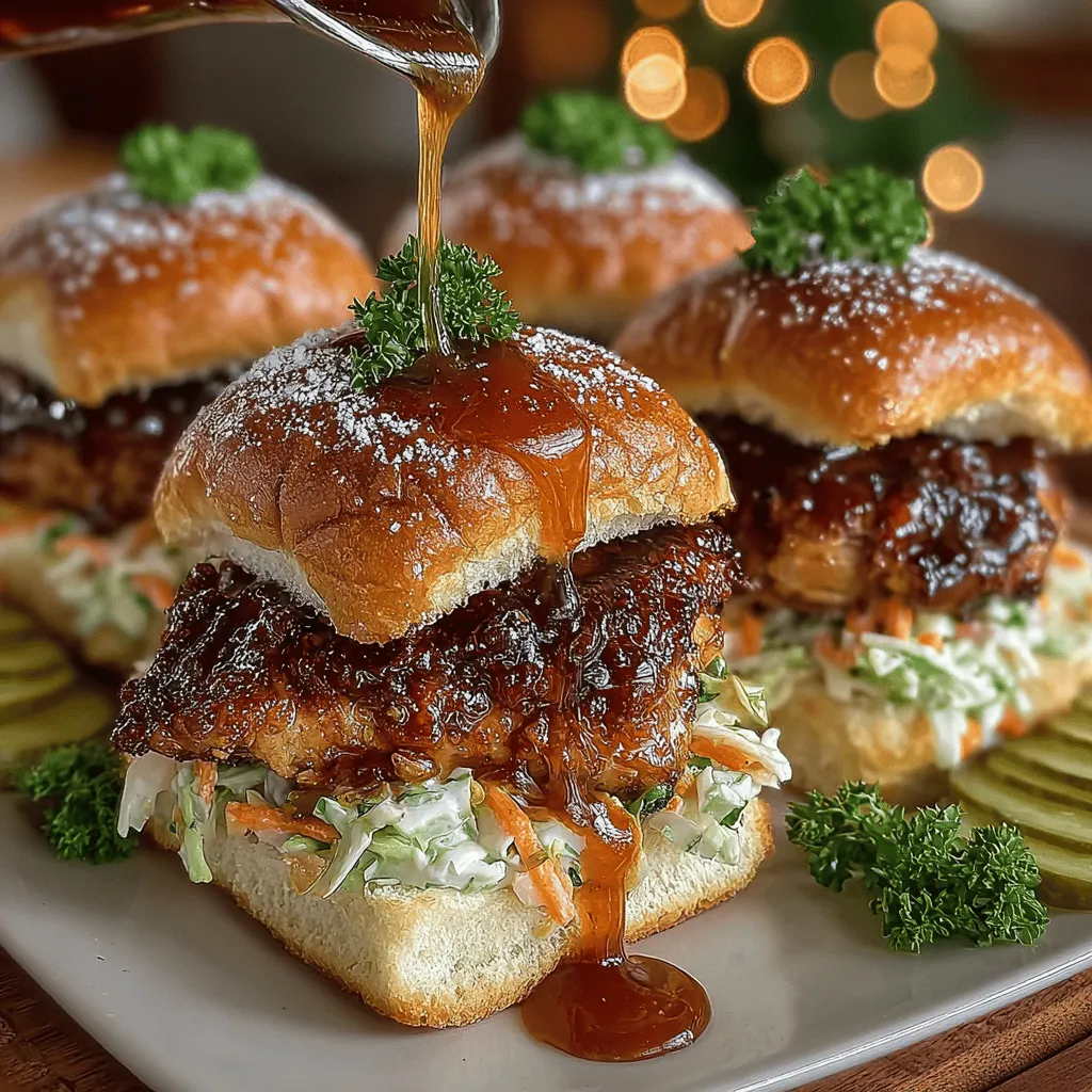 Sweet & Sticky Honey BBQ Chicken Sliders are the epitome of comfort food, offering a delightful combination of tender, marinated chicken and a luscious honey BBQ sauce, all nestled in a soft slider bun. Ideal for any occasion—be it casual gatherings, game day festivities, or a cozy family dinner—these sliders not only promise to satisfy your taste buds but are also easy to prepare, making them a go-to recipe for both novice cooks and seasoned chefs alike. In this article, we will delve into the specifics of crafting these mouthwatering sliders, examining the key ingredients, preparation methods, and serving suggestions that will allow you to recreate this crowd-pleasing dish in the comfort of your own kitchen.