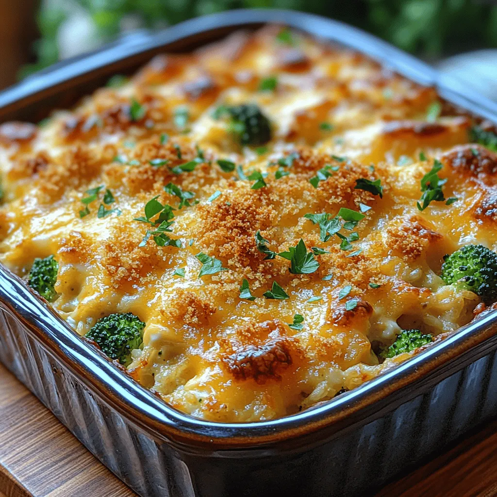 If you're searching for a dish that perfectly balances comfort and nutrition, look no further than Cheesy Broccoli & Rice Delight. This delightful casserole combines tender broccoli, creamy cheese, and wholesome rice into a dish that's not only satisfying but also packed with essential nutrients. It’s the ultimate comfort food that can be enjoyed by everyone, from busy families to health-conscious individuals.