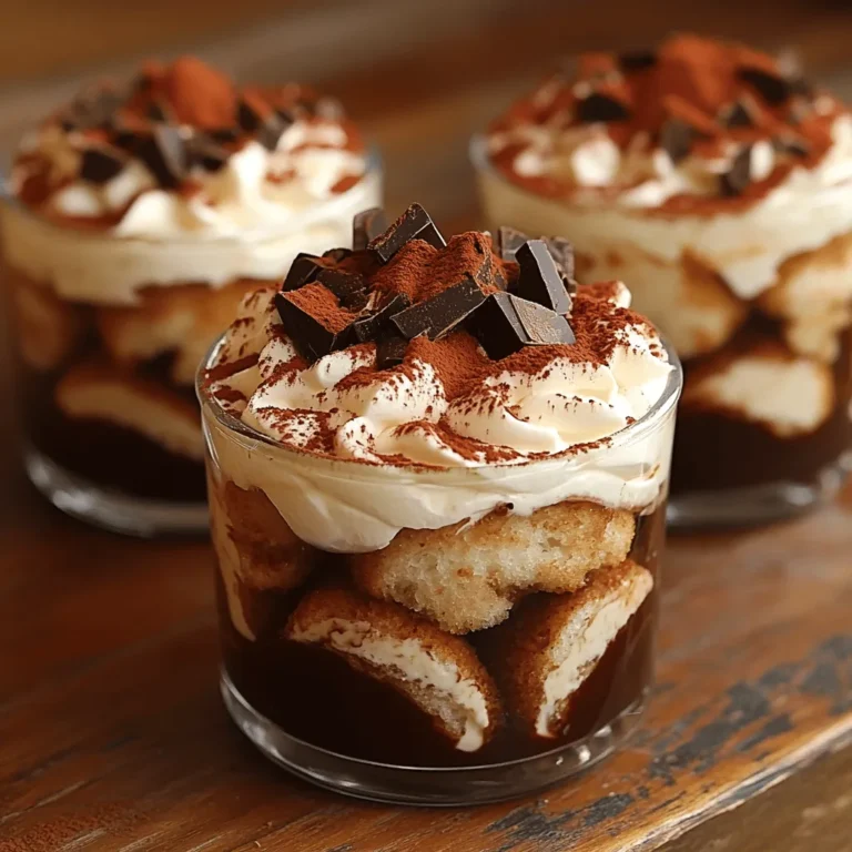 Tiramisu is not just a dessert; it is a cherished Italian tradition that has won the hearts of dessert lovers around the globe. Originating from the Veneto region of Italy, this indulgent treat combines the rich flavors of coffee with the creamy texture of mascarpone cheese, creating a harmonious balance that tantalizes the taste buds. Traditionally served as a layered cake, tiramisu is elevated to new heights in the Tiramisu Delight Cups recipe, transforming this beloved dessert into individual servings that are as visually stunning as they are delicious.