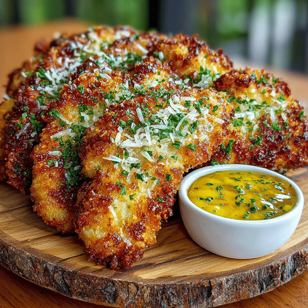 In the realm of comfort food, few dishes can claim the same level of universal appeal as perfectly crispy chicken tenders. These delightful bites are more than just a meal; they are a nostalgic experience, often associated with family gatherings, game days, and late-night snacks. Our Crunchy Delight Chicken Tenders with Honey Mustard Bliss elevate this beloved classic, marrying the tender juiciness of marinated chicken with an irresistible, crunchy coating. This dish is not only a crowd-pleaser but also a versatile option that can be served as an appetizer, paired with sides for a hearty dinner, or enjoyed solo as a satisfying snack.