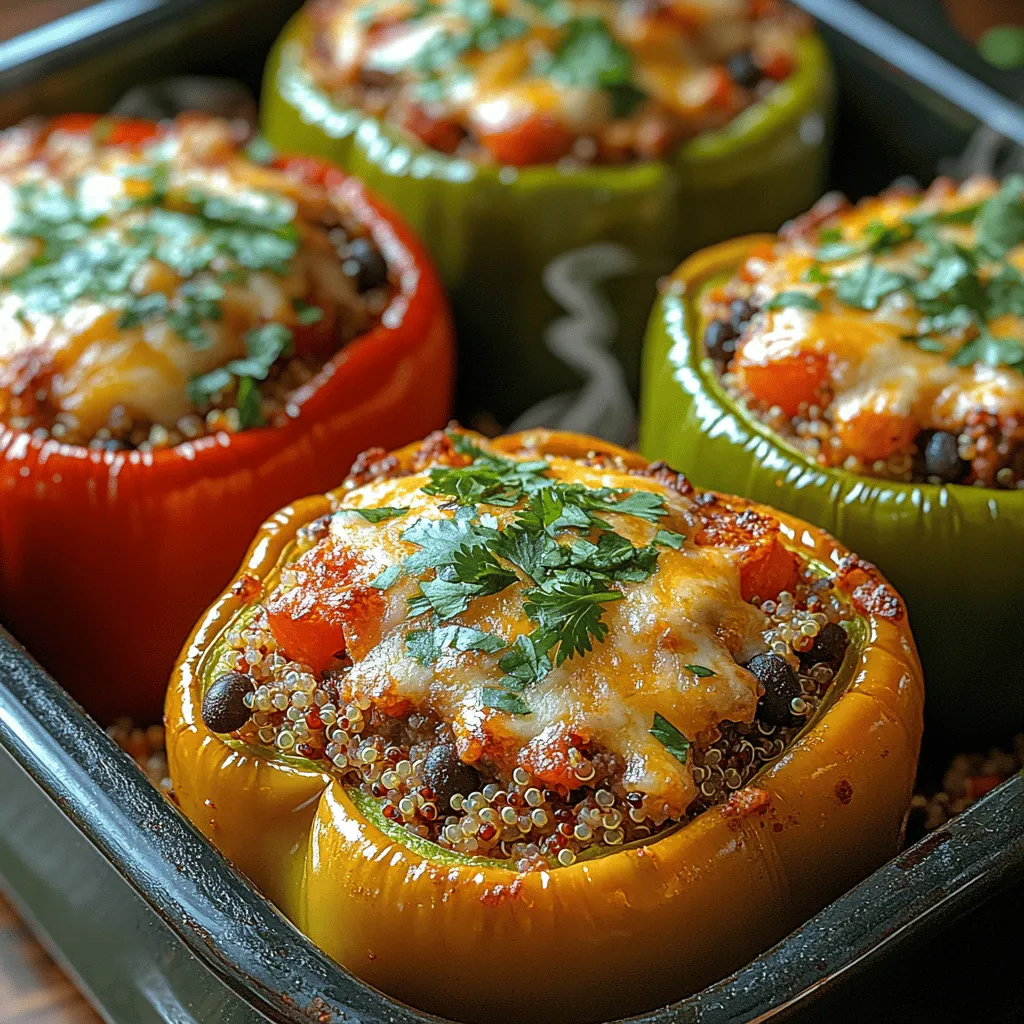 Savory Ground Turkey and Quinoa Stuffed Peppers are more than just a meal; they are a celebration of flavors, textures, and nutritional benefits. This dish offers a delightful combination of tender, roasted bell peppers filled with a savory mixture of ground turkey, quinoa, and an array of spices that tantalize the taste buds. Not only does it provide a satisfying experience, but it also packs a punch in terms of health benefits, making it a fantastic choice for those looking to eat well without sacrificing flavor.