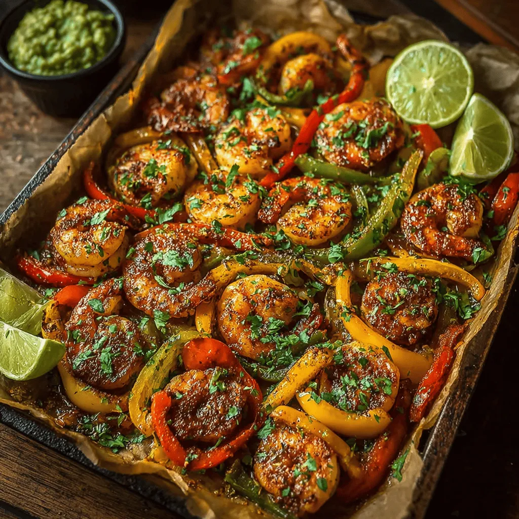If you're looking for a quick and delicious meal that’s bursting with flavor, shrimp fajitas are an excellent choice. This vibrant dish combines succulent shrimp with colorful bell peppers and onions, all seasoned to perfection. Whether you’re entertaining guests or enjoying a family dinner, shrimp fajitas deliver a satisfying experience that tantalizes the taste buds. What’s more, this recipe utilizes a sheet pan, making both preparation and cleanup a breeze.