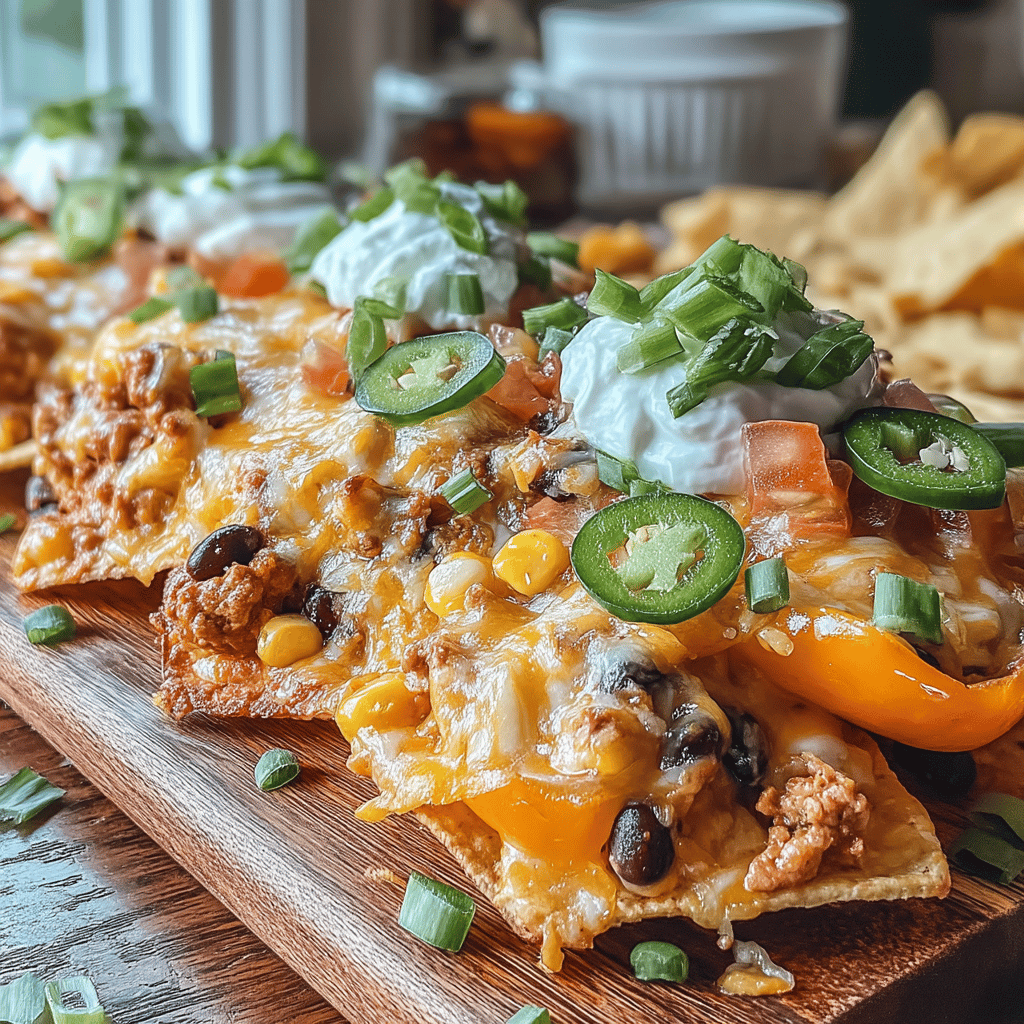 If you're on the lookout for a delicious and fun twist on classic nachos, look no further than these Family-Friendly Air Fryer Stuffed Pepper Nachos! This recipe takes the beloved flavors of stuffed peppers—tender bell peppers filled with savory meat, rice, and gooey cheese—and transforms them into a crunchier, bite-sized version that’s perfect for sharing (or not!). The air fryer makes this dish quick and effortless, giving you that satisfying crunch without the extra oil.