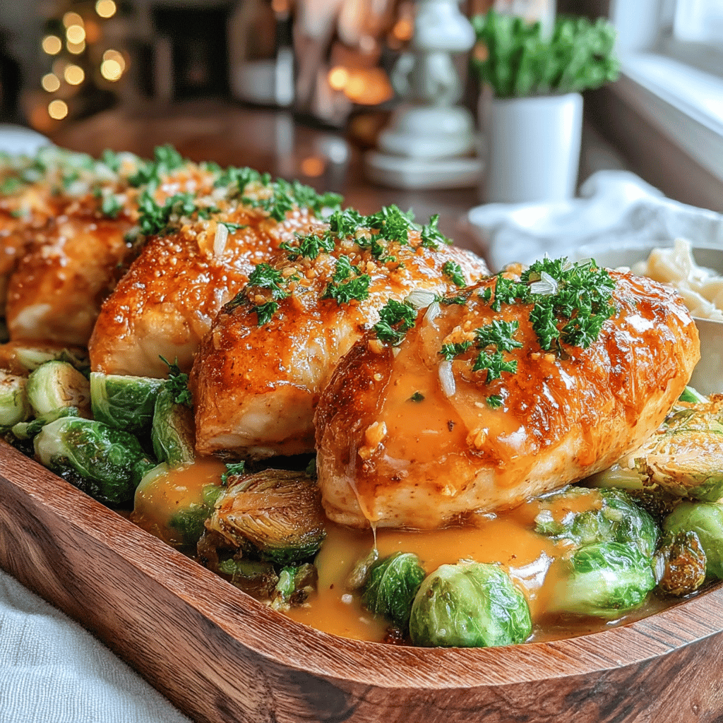 Welcome to another delightful culinary adventure! Today, we're bringing together the rich flavors of garlic and butter with tender chicken, all while complementing it with the crispy goodness of Brussels sprouts. This Garlic Butter Chicken Skillet with Crispy Brussels is a perfect weekday dinner that’s not only easy to prepare but also incredibly satisfying.