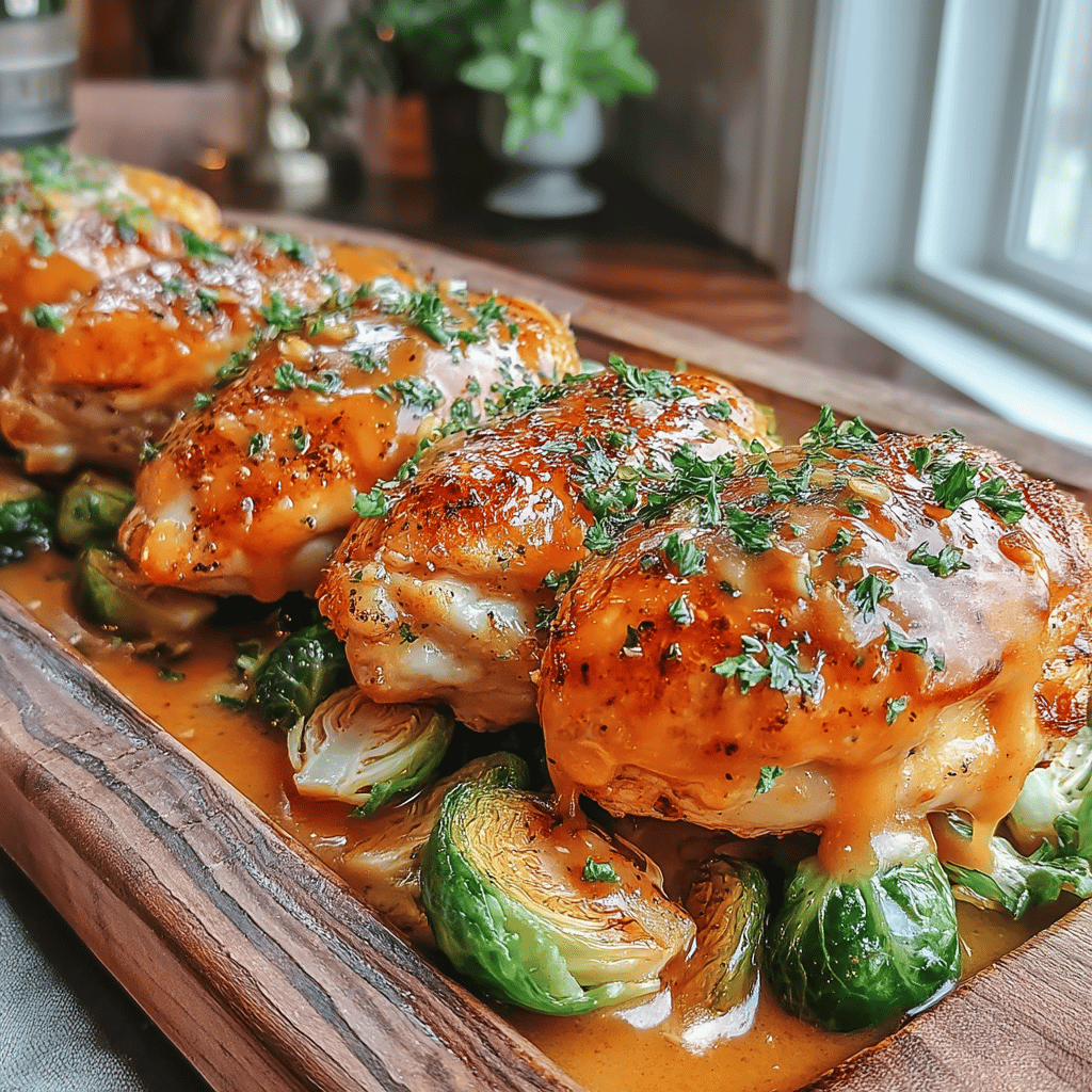 Welcome to another delightful culinary adventure! Today, we're bringing together the rich flavors of garlic and butter with tender chicken, all while complementing it with the crispy goodness of Brussels sprouts. This Garlic Butter Chicken Skillet with Crispy Brussels is a perfect weekday dinner that’s not only easy to prepare but also incredibly satisfying.