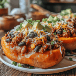 If you’re looking for a delicious and nutritious meal that comes together with minimal effort, look no further than these Minute Slow Cooker Chili Stuffed Sweet Potatoes. This recipe takes the concept of comfort food to a new level, combining the earthy sweetness of roasted sweet potatoes with a hearty, spicy chili that simmers away in your slow cooker. Perfect for busy weeknights or a cozy weekend meal, this dish offers a balance of wholesome ingredients and bold flavors, making it a hit with both kids and adults alike.