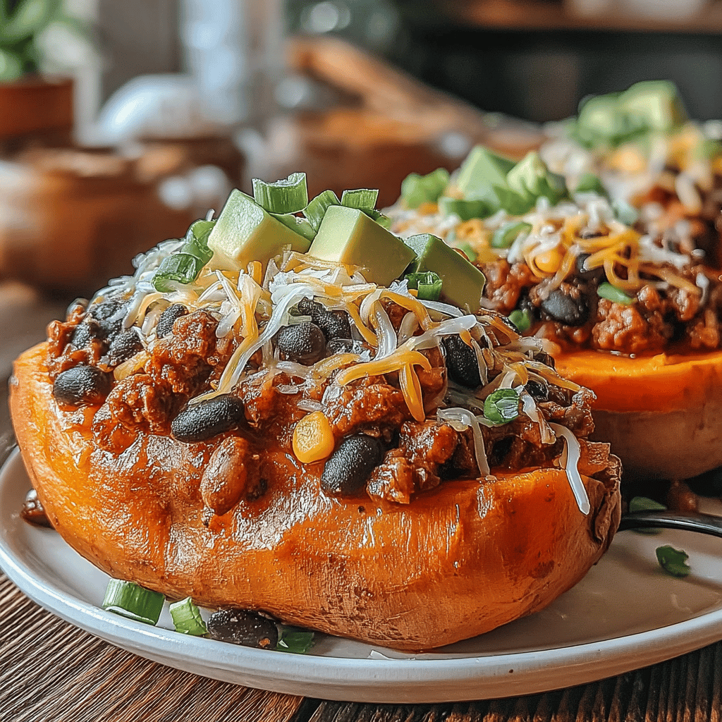 If you’re looking for a delicious and nutritious meal that comes together with minimal effort, look no further than these Minute Slow Cooker Chili Stuffed Sweet Potatoes. This recipe takes the concept of comfort food to a new level, combining the earthy sweetness of roasted sweet potatoes with a hearty, spicy chili that simmers away in your slow cooker. Perfect for busy weeknights or a cozy weekend meal, this dish offers a balance of wholesome ingredients and bold flavors, making it a hit with both kids and adults alike.