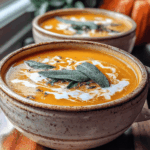 As the leaves turn and a gentle chill fills the air, it's time to embrace the comforting flavors of fall with a bowl of Roasted Butternut Squash and Sage Soup. This velvety soup captures the essence of the season, showcasing the natural sweetness of butternut squash paired harmoniously with the earthy notes of fresh sage. Roasting the squash caramelizes its sugars, enhancing its flavor and adding a beautiful depth to the dish.