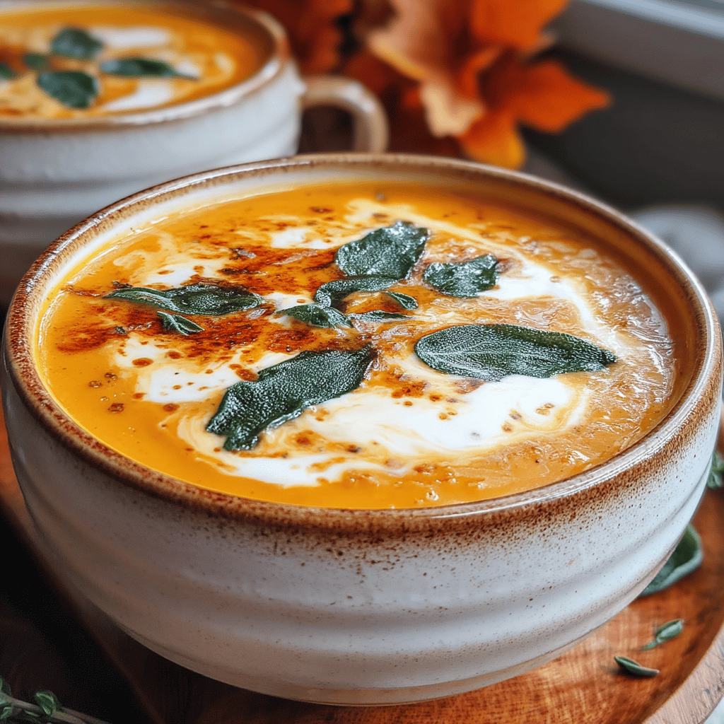 As the leaves turn and a gentle chill fills the air, it's time to embrace the comforting flavors of fall with a bowl of Roasted Butternut Squash and Sage Soup. This velvety soup captures the essence of the season, showcasing the natural sweetness of butternut squash paired harmoniously with the earthy notes of fresh sage. Roasting the squash caramelizes its sugars, enhancing its flavor and adding a beautiful depth to the dish.