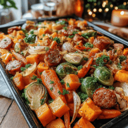 Sheet Pan Comfort: Autumn Veggie & Sausage Bake